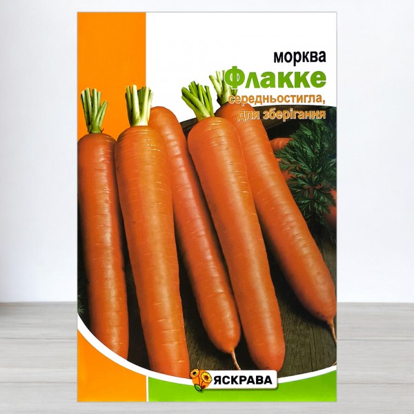 Семена моркови Флакке, 10г, ТМ Яскрава